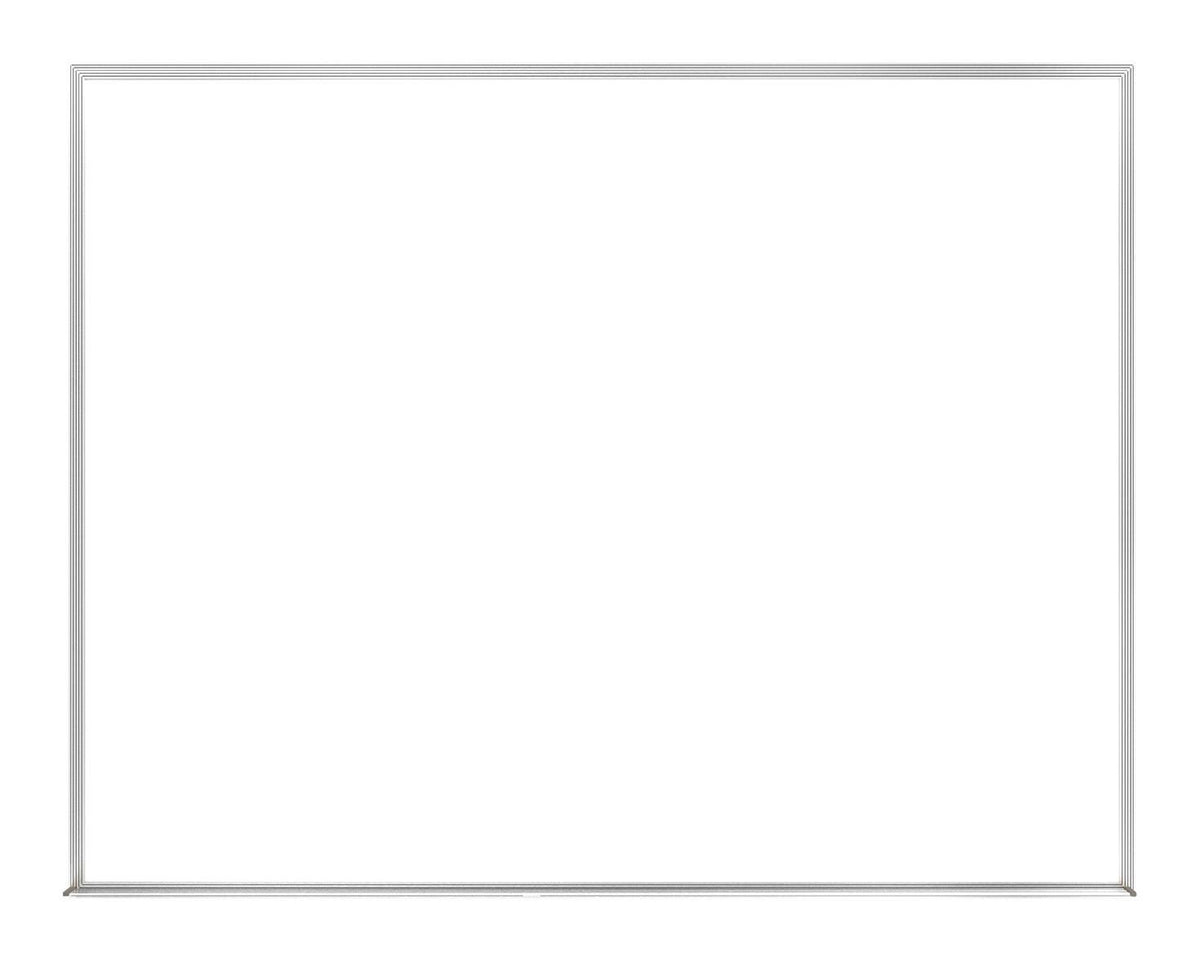 MARKERBOARD - GHENT - M2 NON-MAGNETIC WHITEBOARD - ALUMINUM FRAME - 4 H X 4 W FT