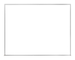 MARKERBOARD - GHENT - M2 NON-MAGNETIC WHITEBOARD - ALUMINUM FRAME - 3 H X 5 W FT