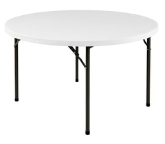 INDESTRUCTABLE CLASSIC FOLDING TABLE - PLATINUM GRANITE - 48 IN ROUND