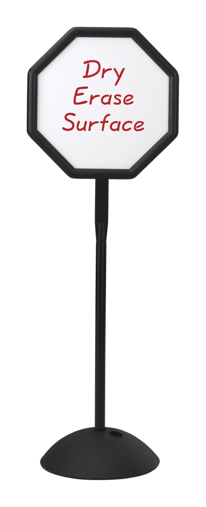 MESSAGE BOARDS - SAFCO WRITE WAY 64.25H OCTAGON - BLACK