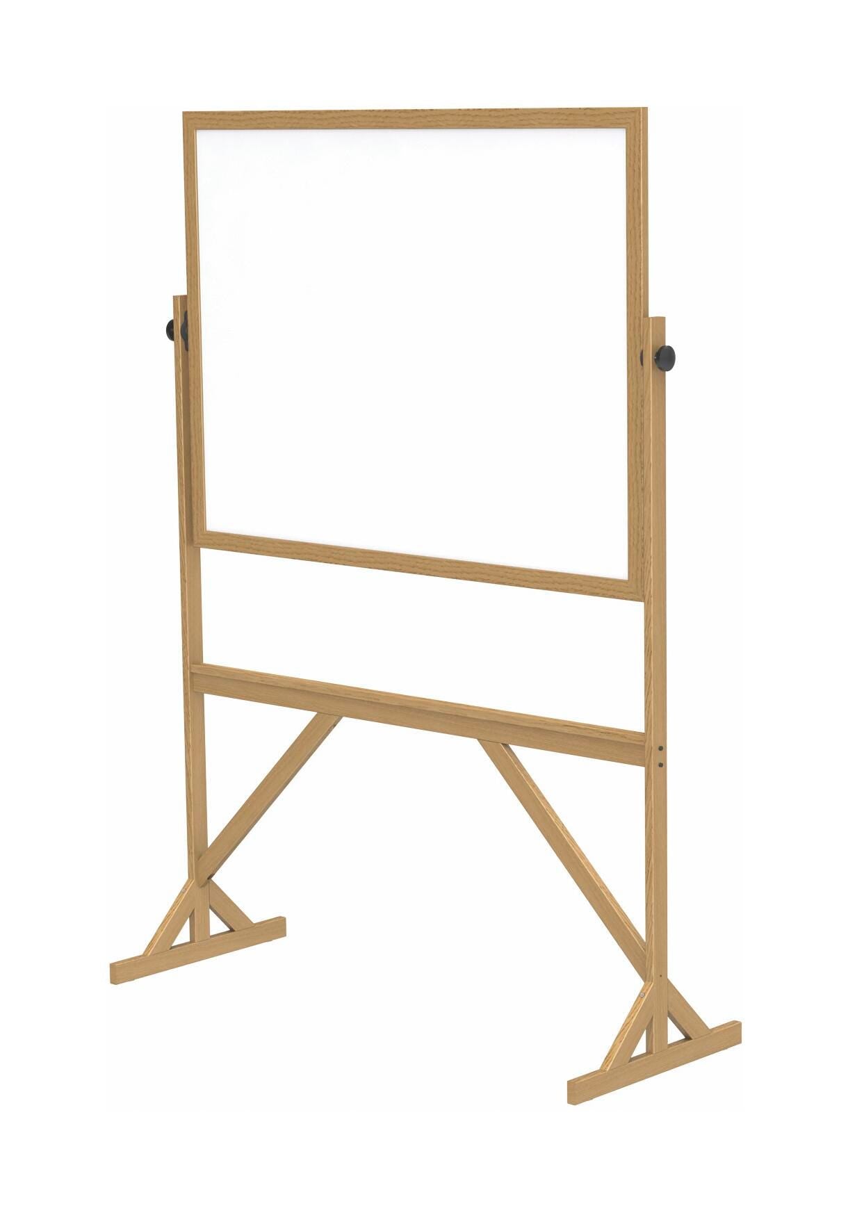 MARKERBOARD - GHENT - REVERSIBLE WHITEBOARD - WOOD FRAME - 3 H X 4 W FT