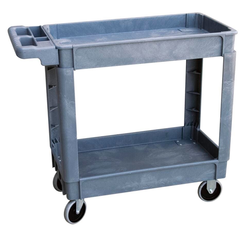 CLASSROOM SELECT - UTILITY CART SMALL PLASTIC - 17 X 31 X 33