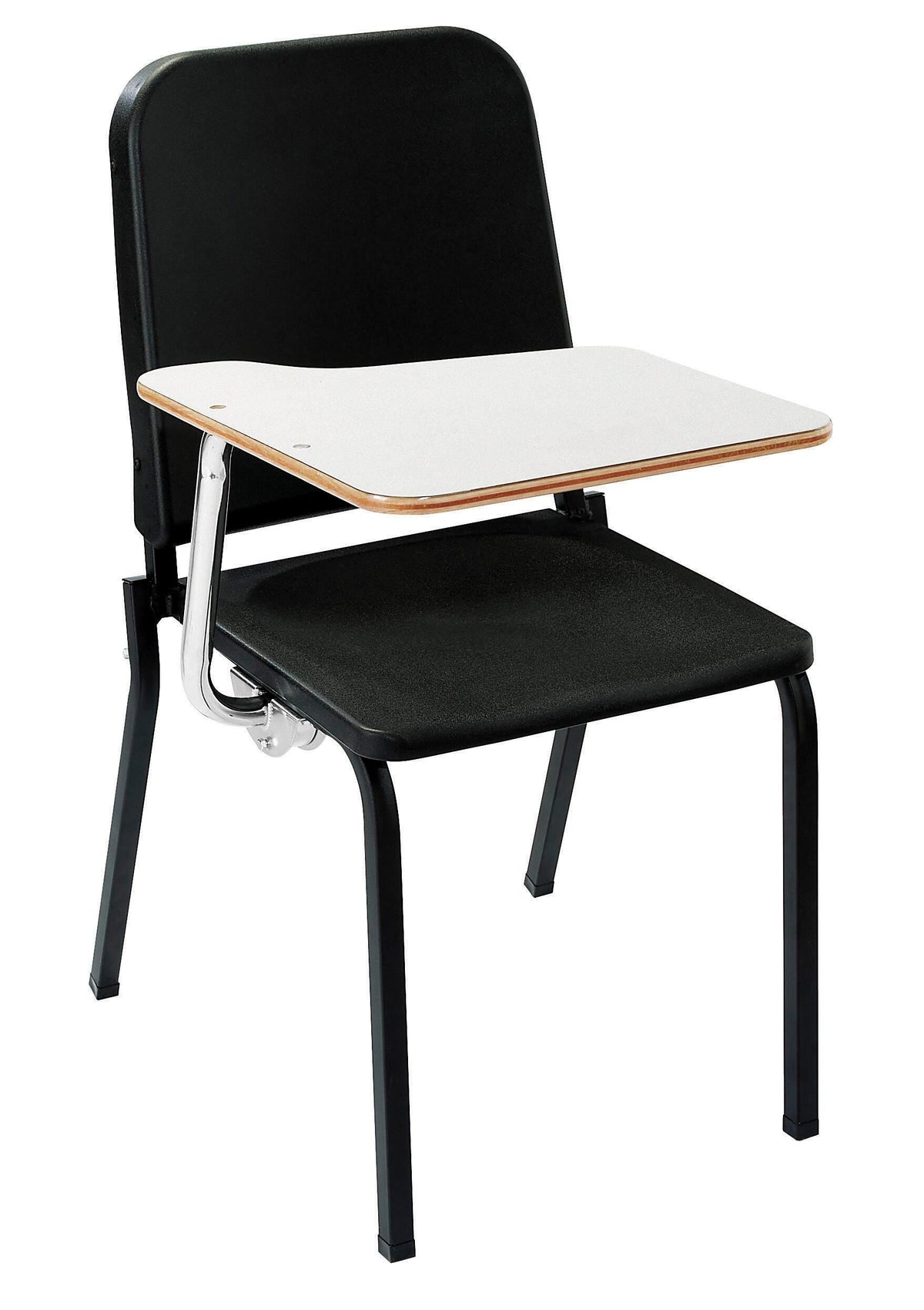 ACCESSORIES - NATIONAL PUBLIC SEATING - CHAIR ACCESSORY - WHITE RIGHT TABLET ARM FOR BLACK MELODY CHAIR