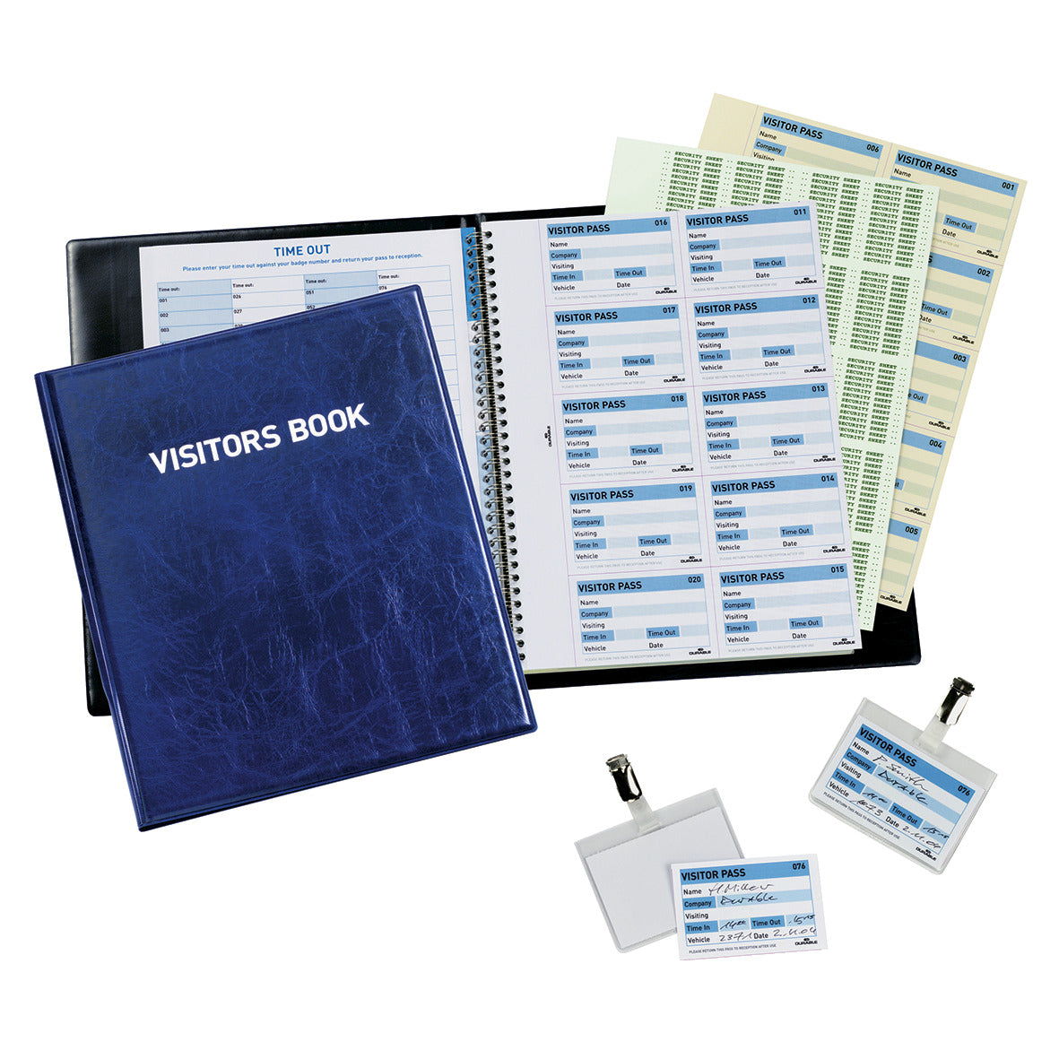 Book Security Visitors Padded Cover