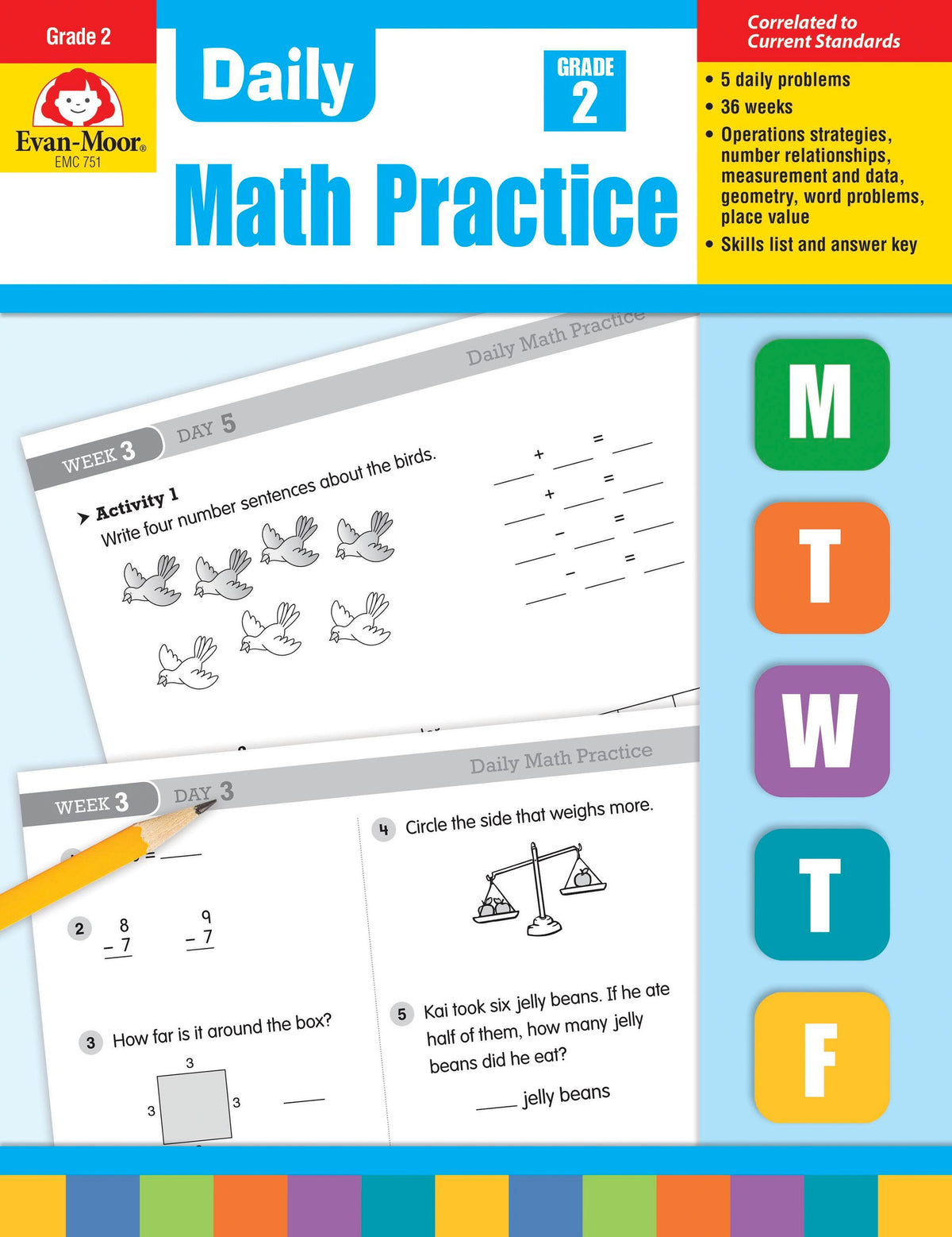 WORKBOOK - DAILY MATH PRACTICE GR 2