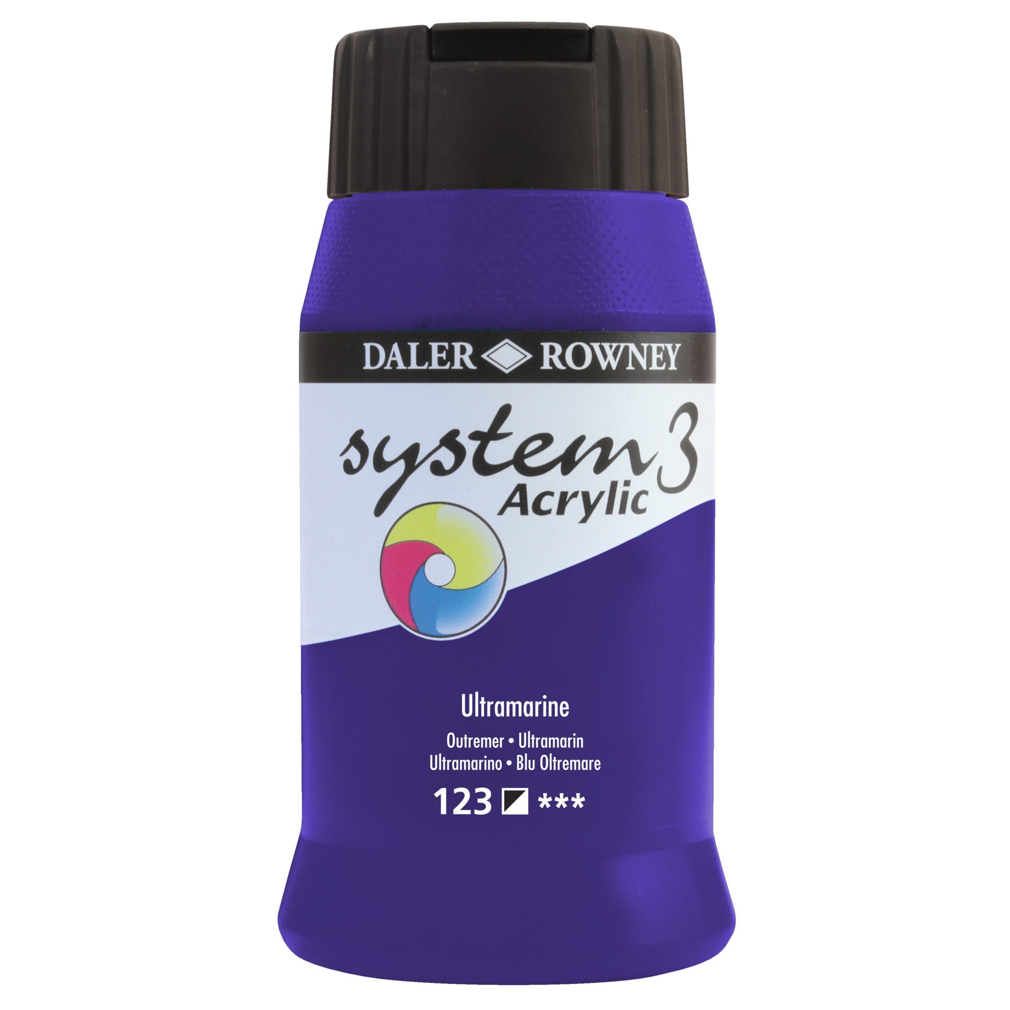 System 3 Acrylic 500Ml U/Marine