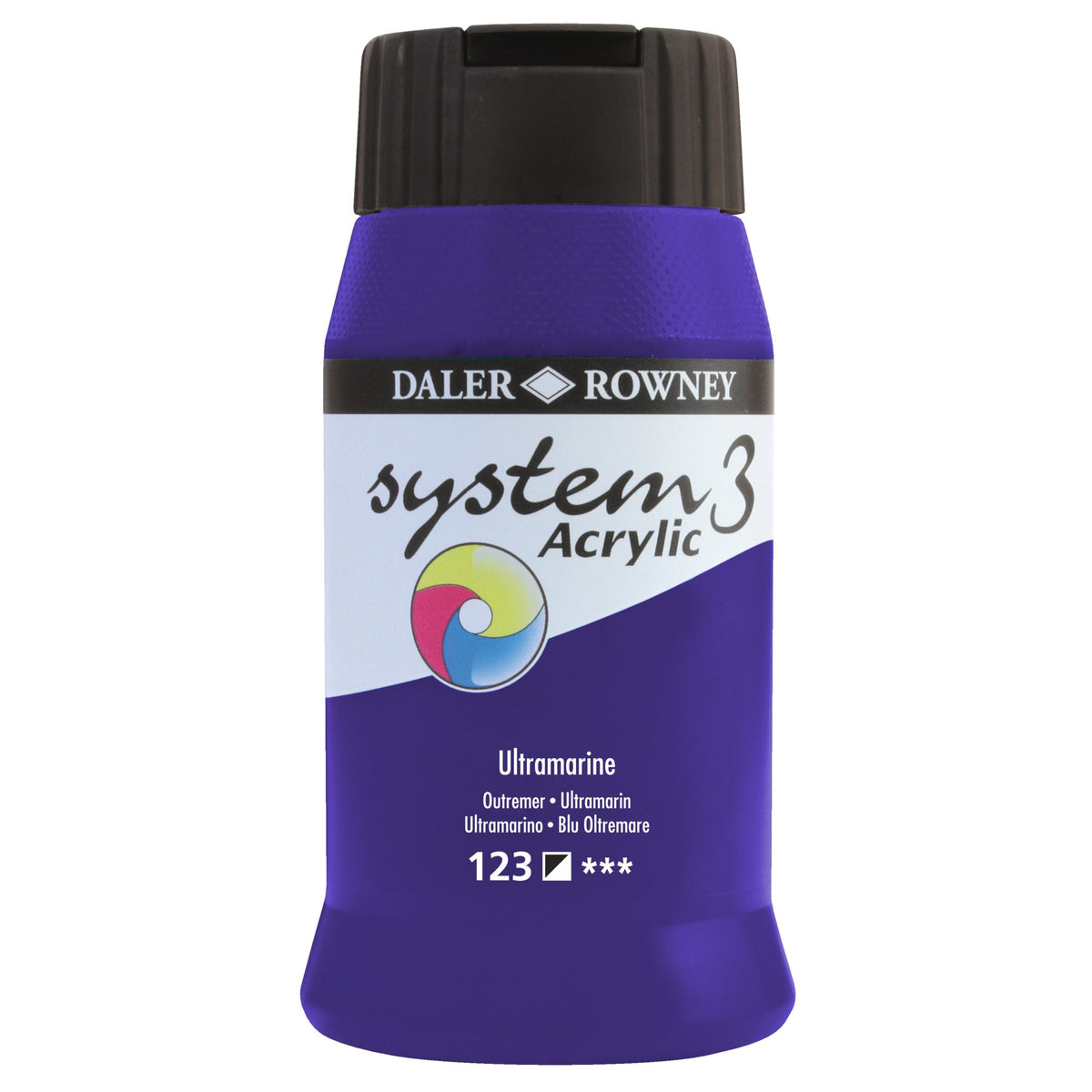 System 3 Acrylic 500Ml U/Marine