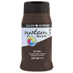 System 3 Acrylic 500Ml Raw Umber
