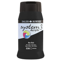 System 3 Acrylic 500Ml Mars Black