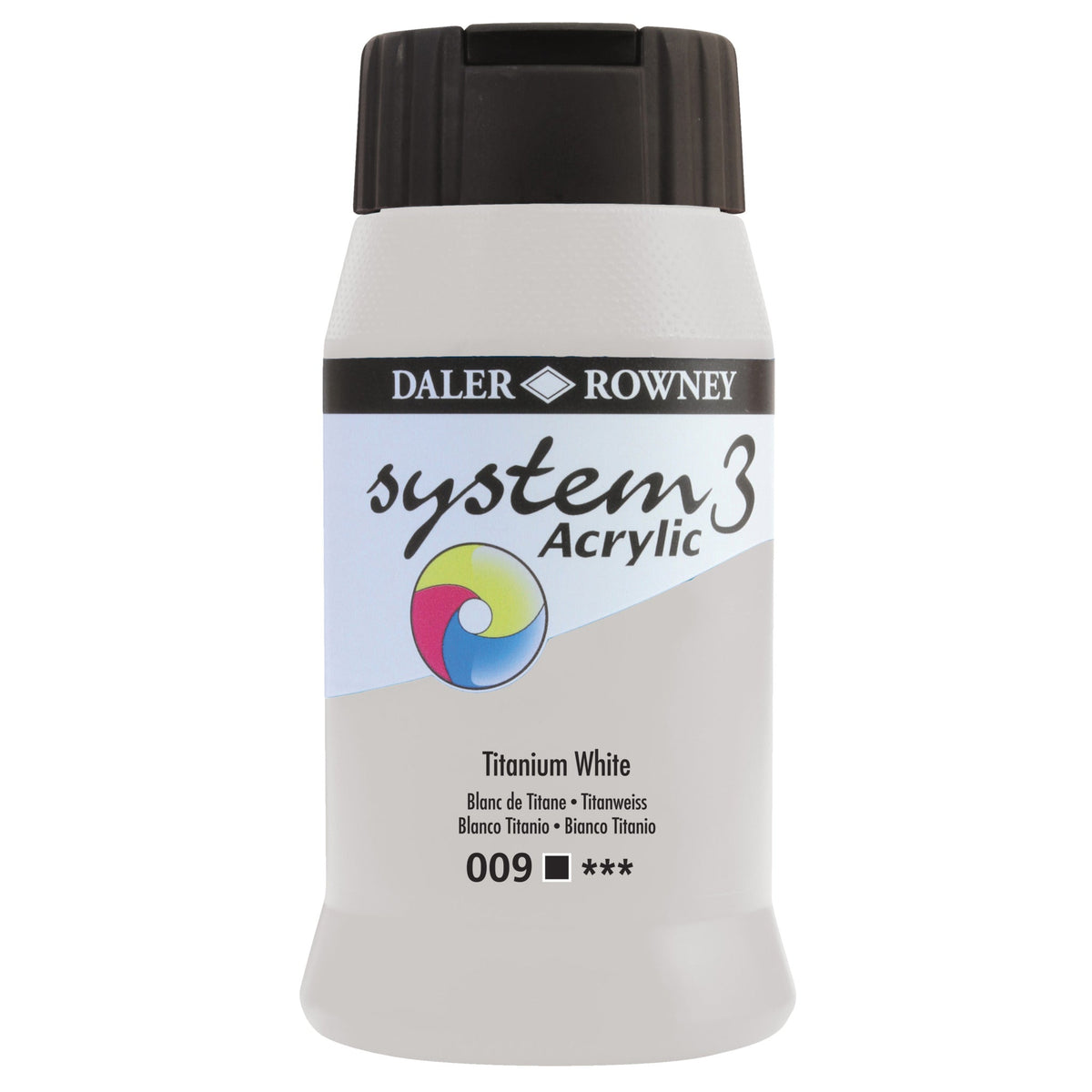 System 3 Acrylic 500Ml White