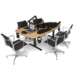 AKA Design ProCast R5 sit-stand studio desk – Oak