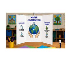 Eduplan Presentation Boards 90x120 CM White