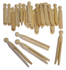 Wooden Dolly Pegs Pack 24