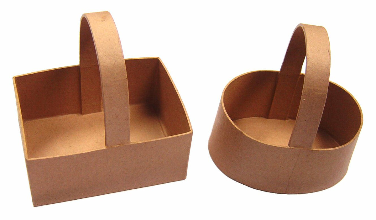 Paper Mache Baskets Set of 6