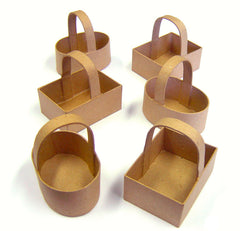 Paper Mache Baskets Set of 6