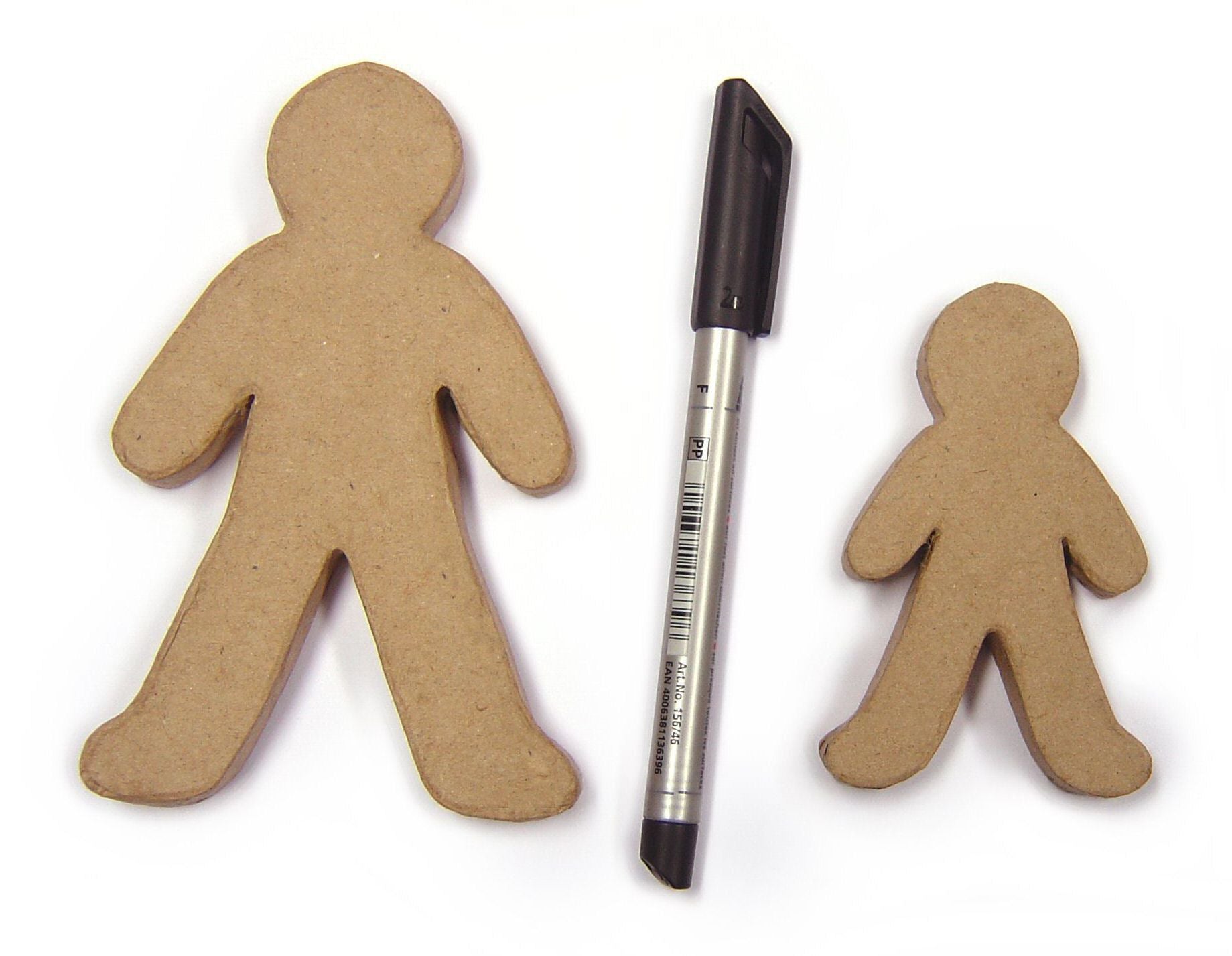 P Mache Gingerbread Men Pk 10