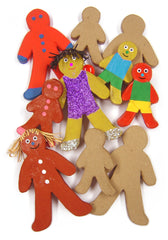 P Mache Gingerbread Men Pk 10