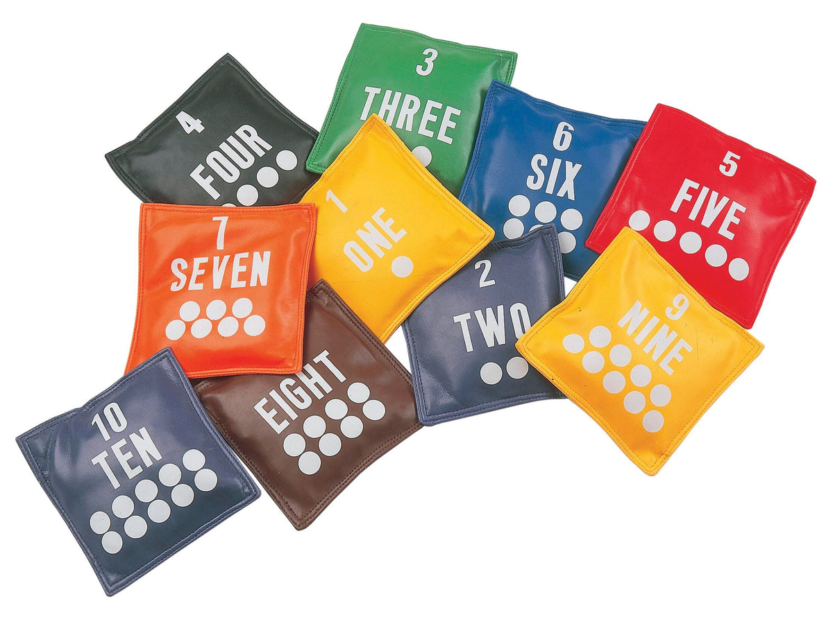 BEAN BAGS NUMBERS SET OF 10