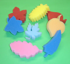 Foam Leaf Shapes Pack 8