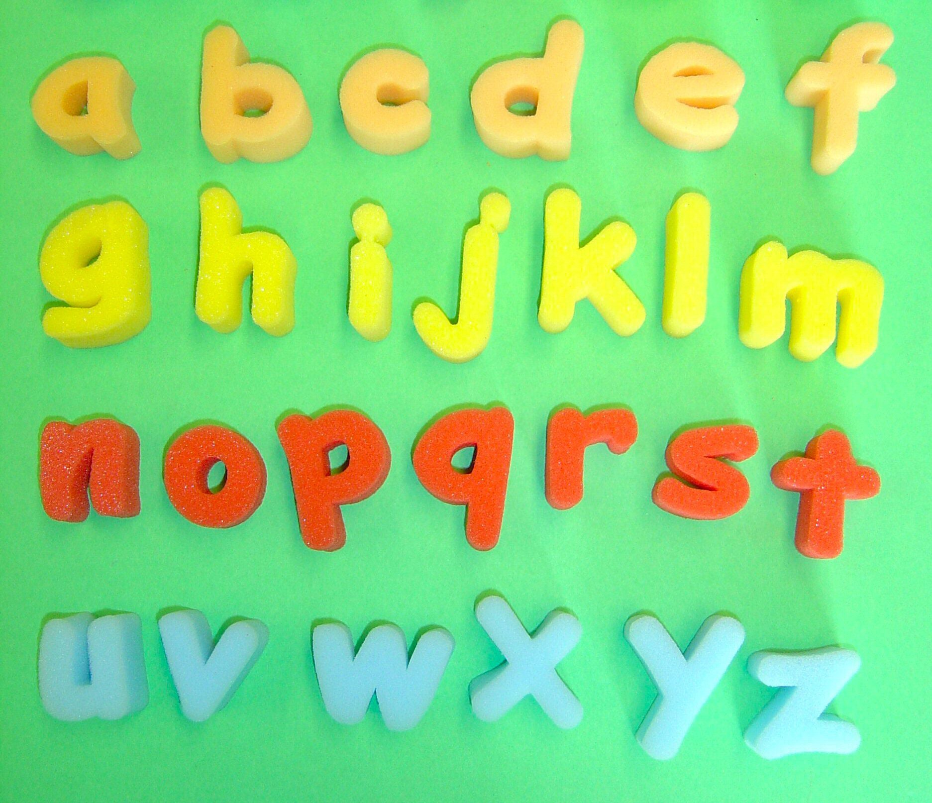 Foam Letters Lower Case Pack 26