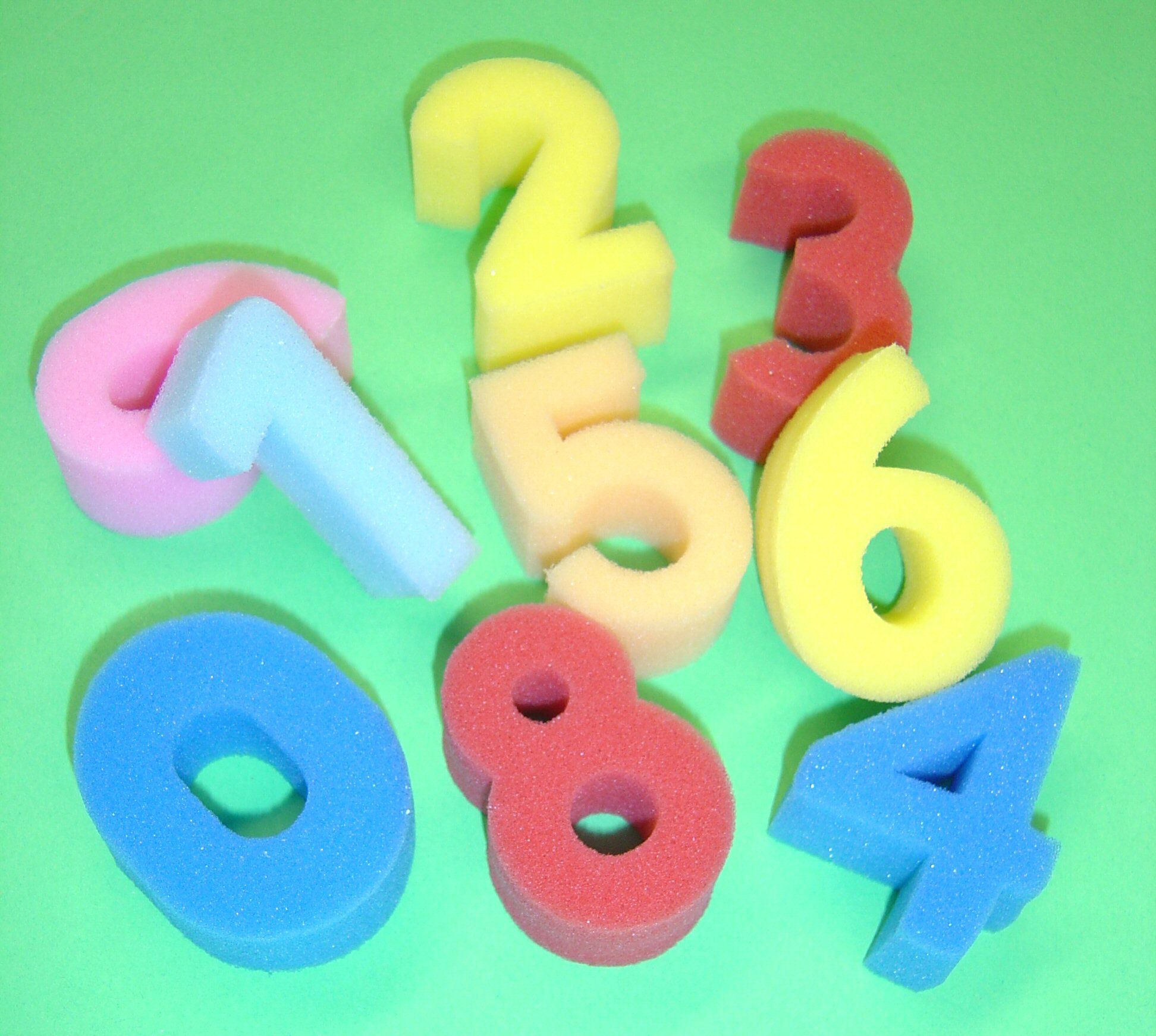 Foam Numbers Pack 10