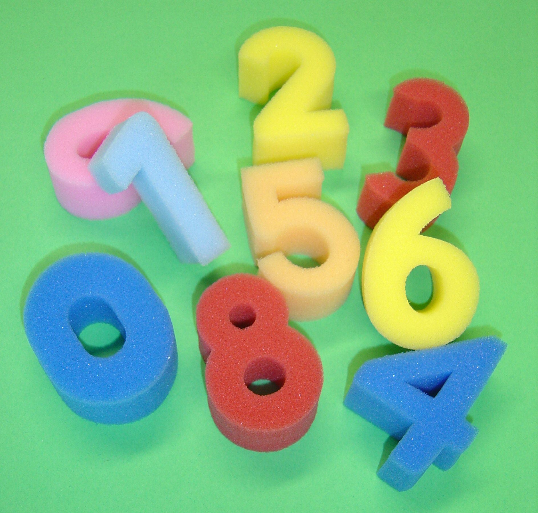 Foam Numbers Pack 10
