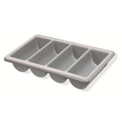 Box Cutlery Plastic 550X287Mm Grey