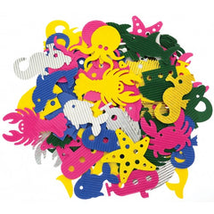 SCO CORRUGATED PAPER SHAPES SEA ASSORTED 100PCS -Min Qty 12