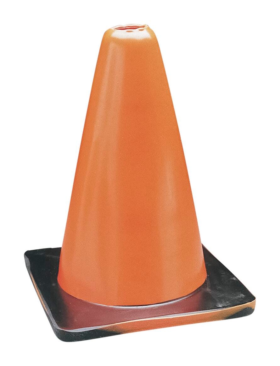 CONE SAFETY VINYL 18 INCH