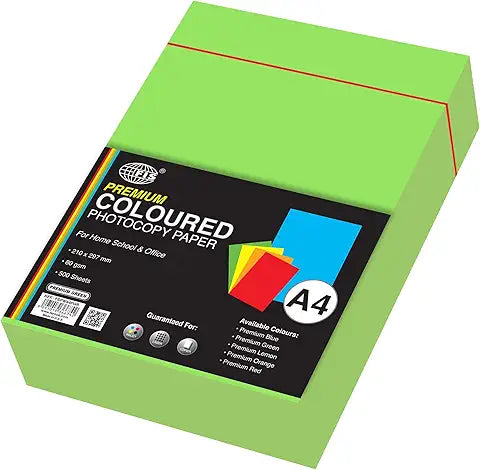 FIS®CLASSICO COLOR PCOPY PAPER A4 80G 500 SHEETS GREEN
