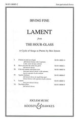 Fine: Lament (no 5 from The Hour-Glass)