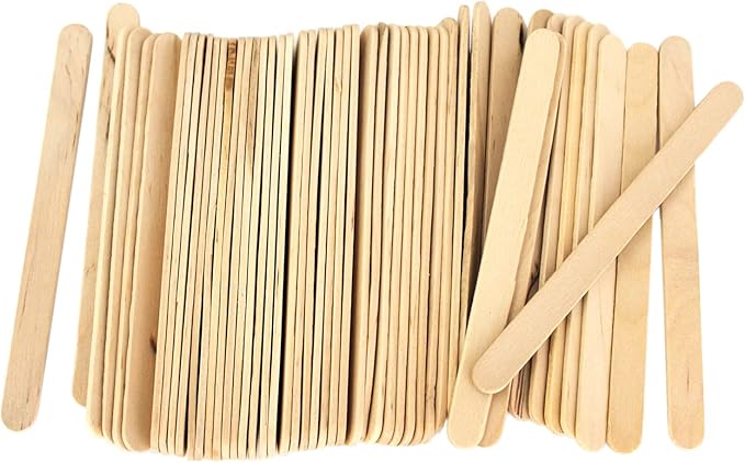 SCO WOODEN CRAFT STICKS NATURAL SMALL 10,000PCS -Min Qty 12