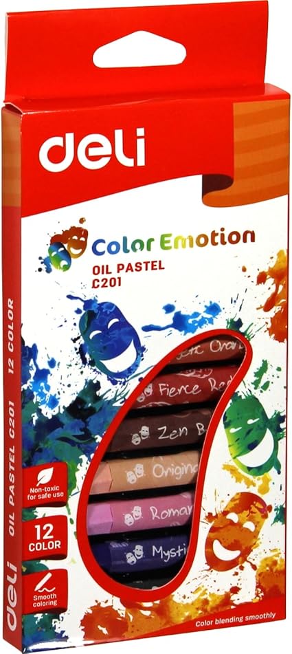 DELI OIL PASTEL 12 COLOR COLOR EMOTION