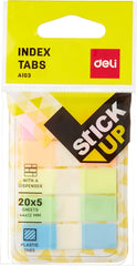 DeliEA10302,Index Tab 45x12mm(Asst)(1x24)