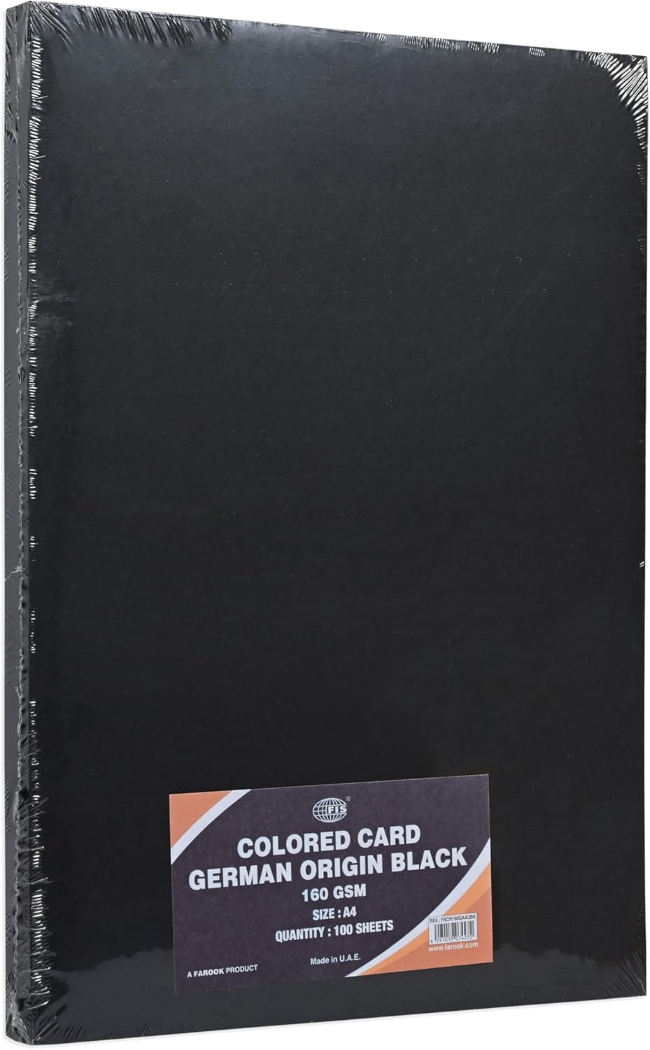 FIS COLOURED CARDS 160G A4(210x297MM) GERMAN ORIGIN, 100 Sheets