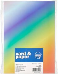 SCO BASIC CARD RAINBOW A4 50SH -Min Qty 20