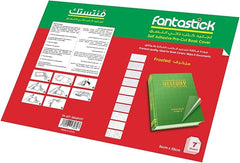 Fantastick, Precut Adh.Foil Frstd 50x36cm 10 SHT