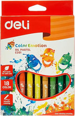 DELI OIL PASTEL 18 COLOR (NON-TOXIC)