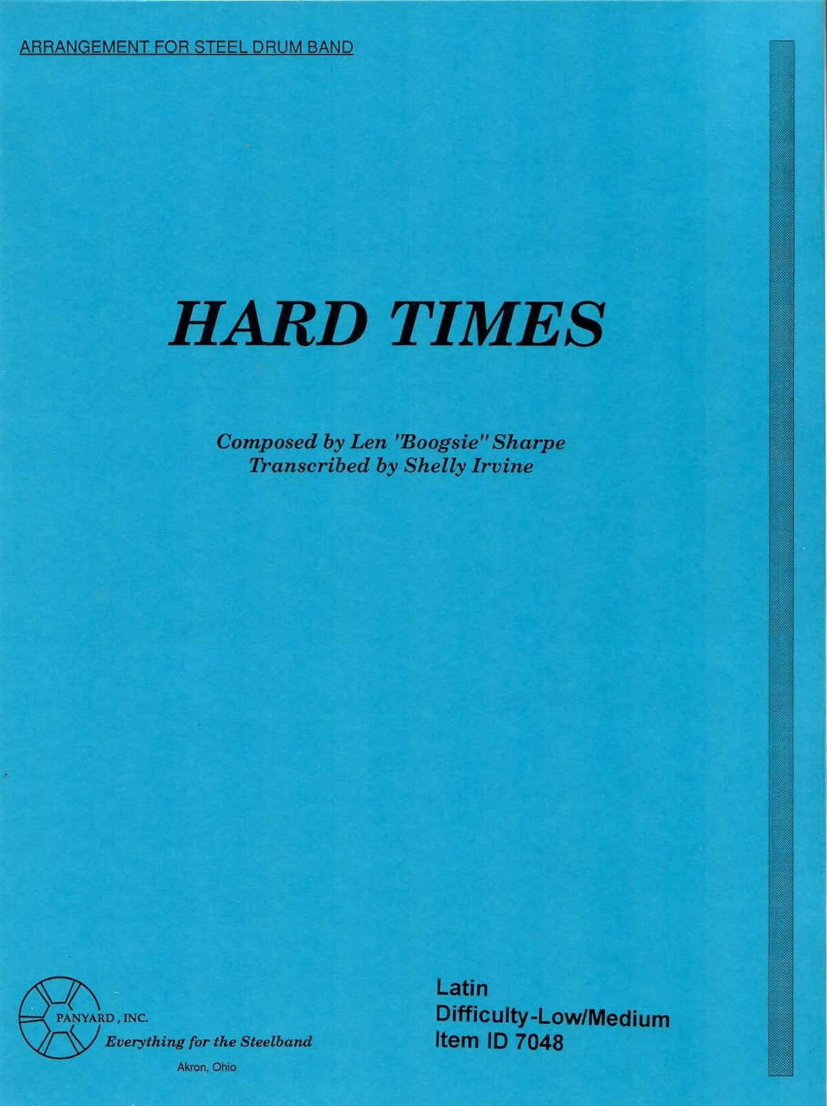 Hard Times - for steel drum band