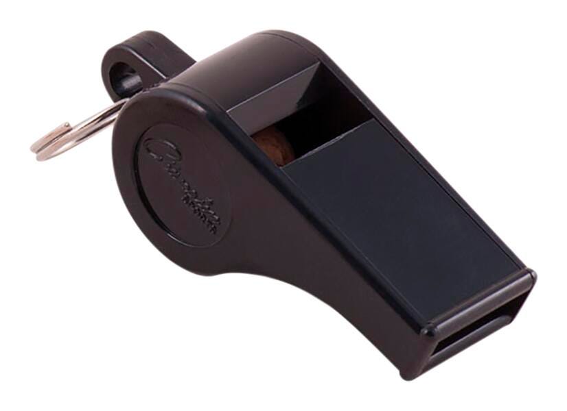 WHISTLE PLASTIC BLACK PK OF 12