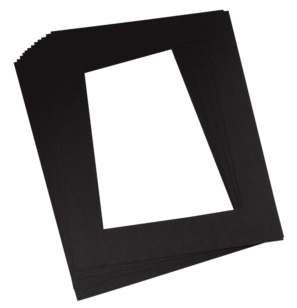 MAT FRAMES 12X18IN BLACK PACK OF 12