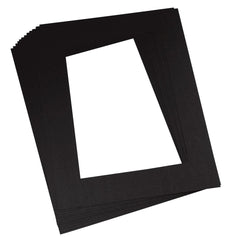 MAT FRAMES 12X18IN BLACK PACK OF 12