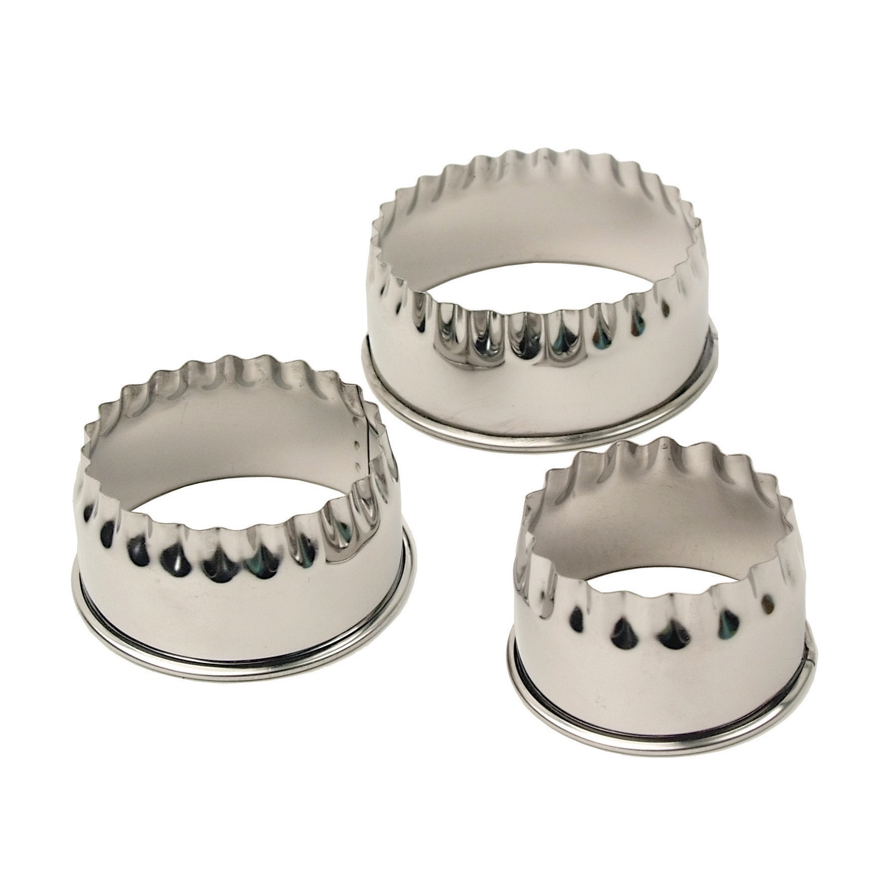 Cutter Pastry Crinkled Set 3