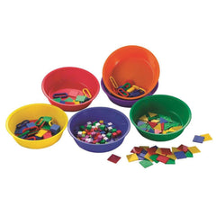 Bowl Sorting Plastic Ast/Col Pack 6