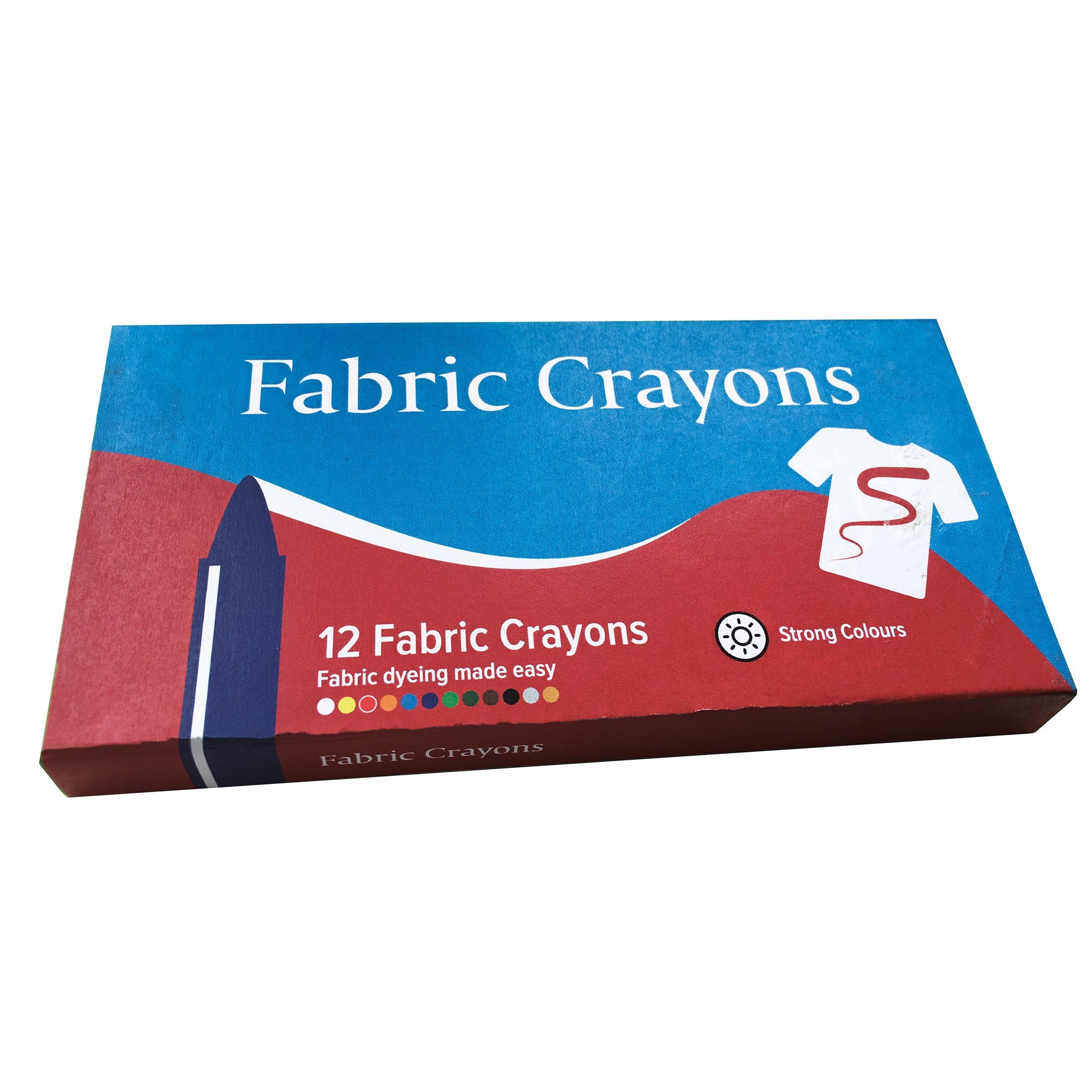 Fabric Crayons Assorted Pk12