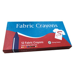 Fabric Crayons Assorted Pk12