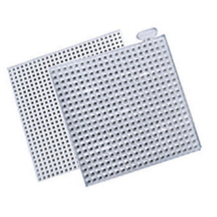 Canvas Plastic 4\" Square White Pk10