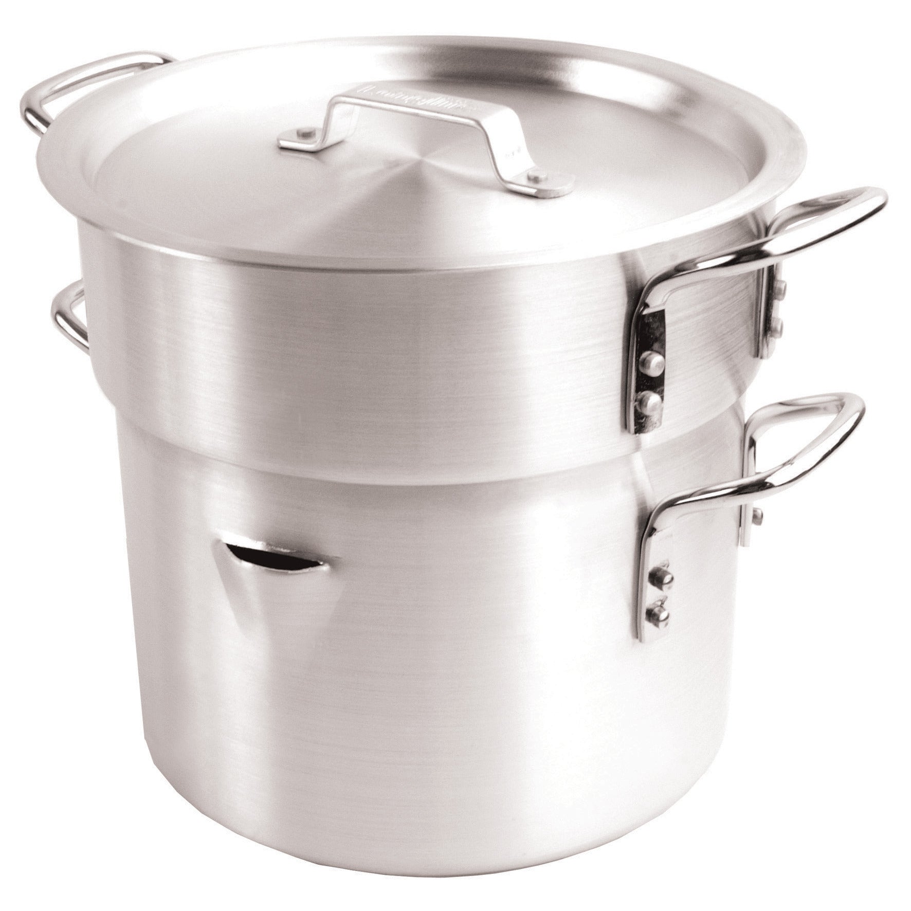 Porringer Aluminium Med Base 13.5Lt