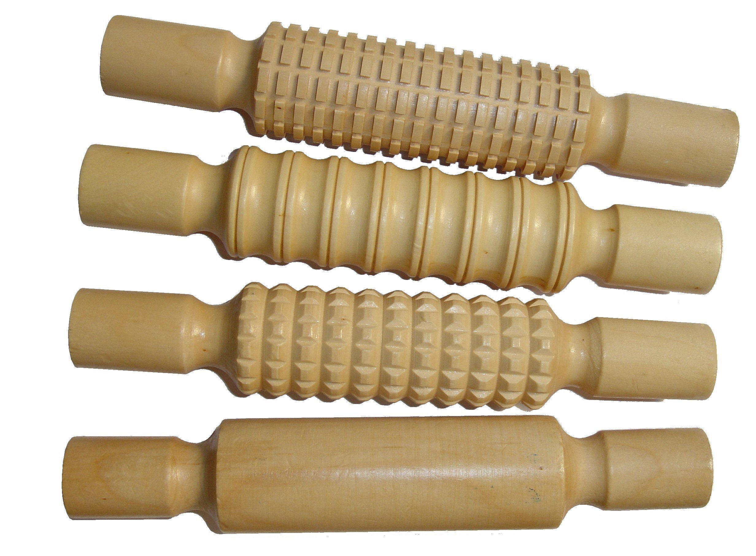 Wooden Rolling Pins Pack 4