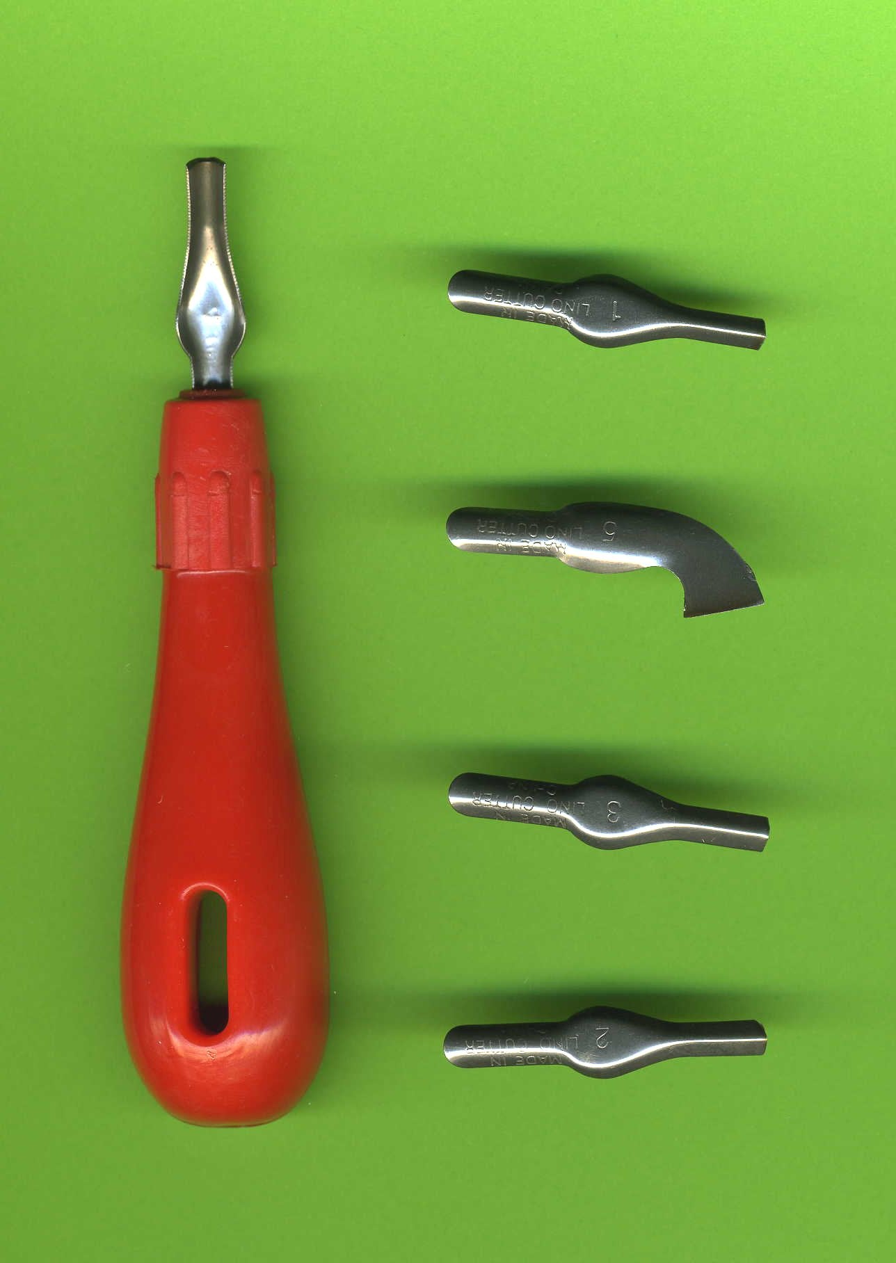 Lino Cutters Pack 5 with Handle